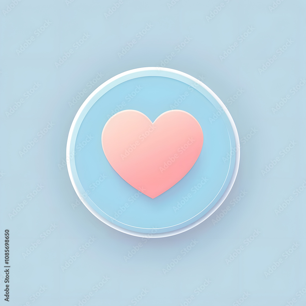 heart baby blue and pink heart baby blue and pink
