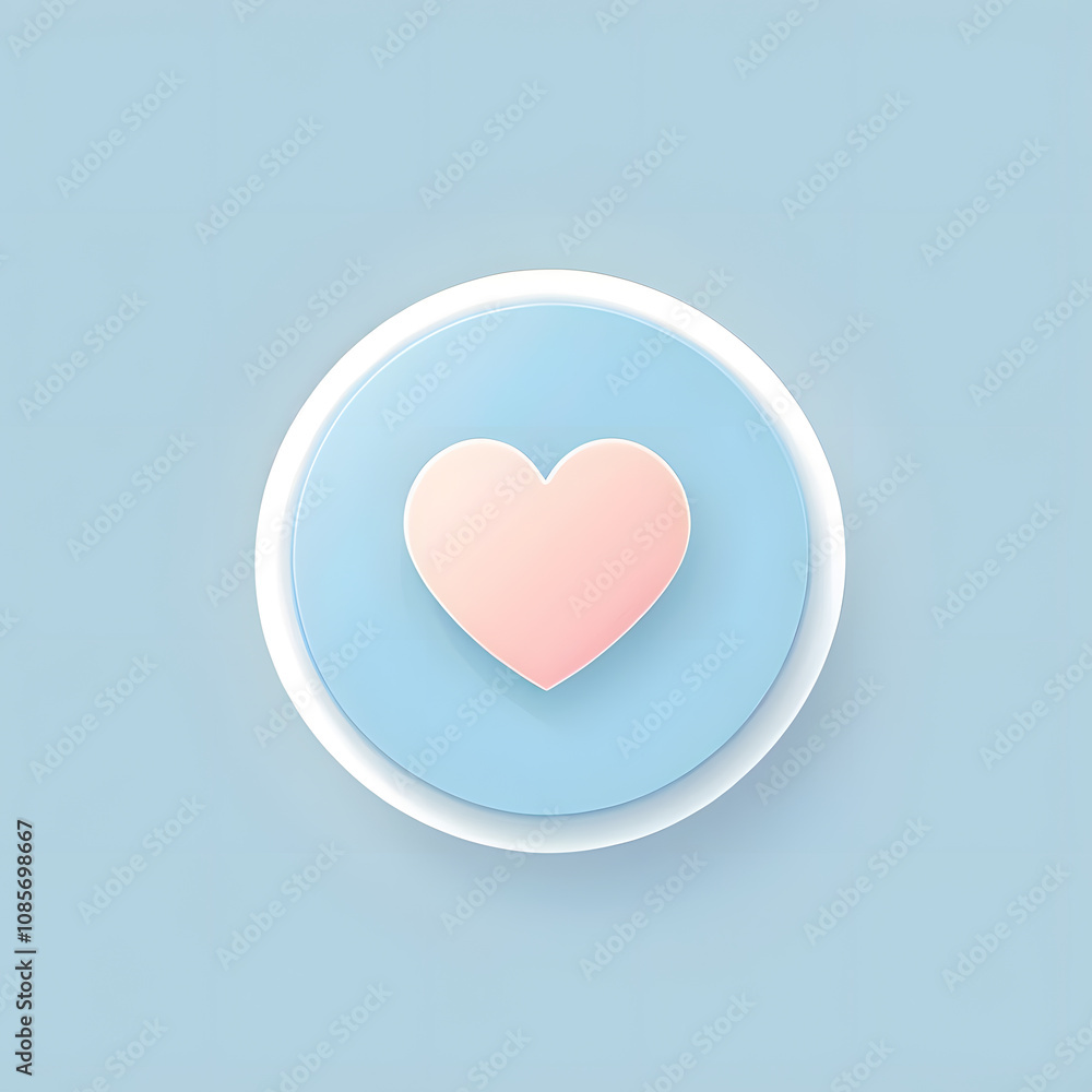 heart baby blue and pink heart baby blue and pink
