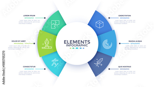 Modern Infographic Vector Template