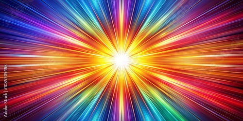 Abstract Radiating Lines of Light, Digital Art, Abstract Background, Light Effects , abstract, colorful, light
