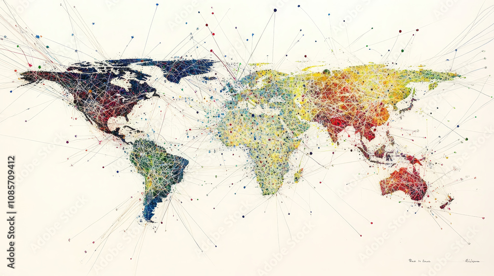 Obraz premium Managing Complex Networks and Just-In-Time Inventory Systems.