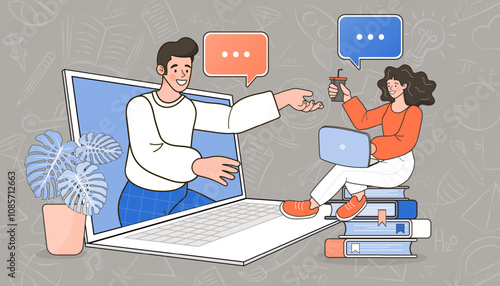 people working on laptop