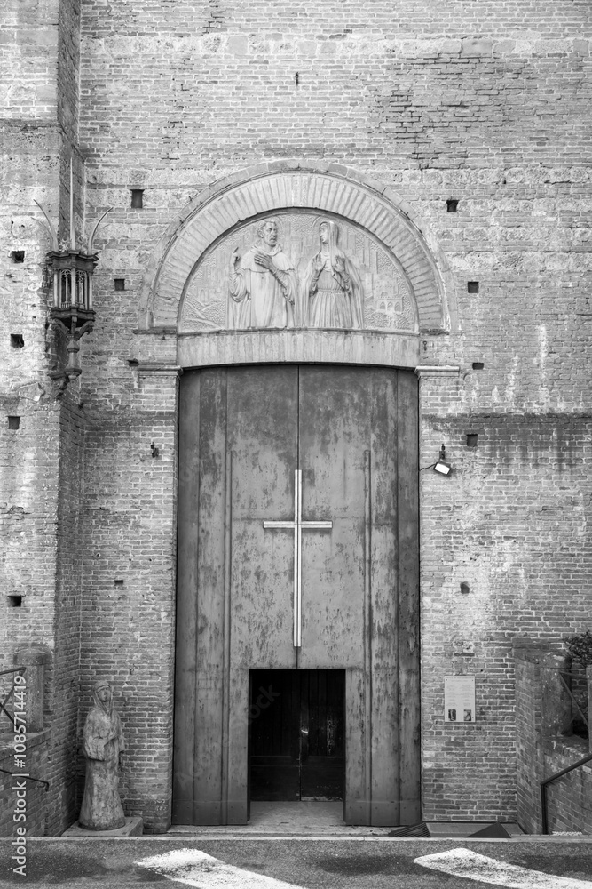 The Basilica di San Francesco in Siena, Italy The Basilica di San Francesco in Siena, Italy