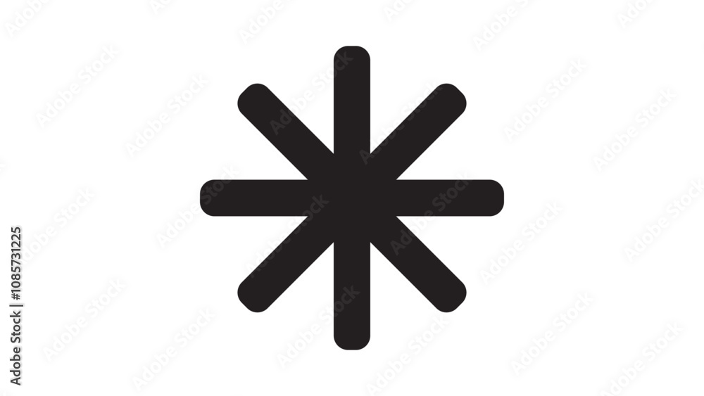 asterisk symbol asterisk symbol