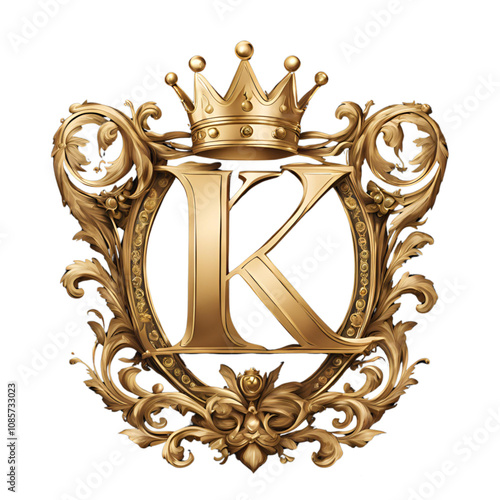 golden crown logo design on a white background