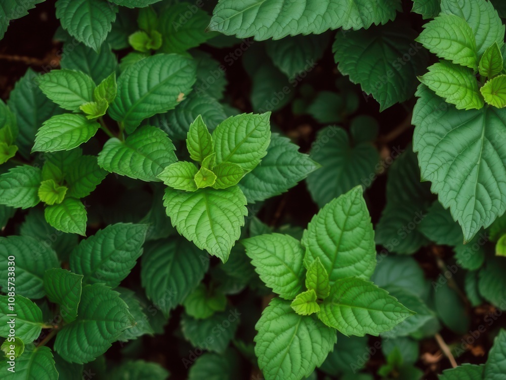 Dark green leaves background with a bitter taste, leafy, wilderness, fresh Dark green leaves background with a bitter taste, leafy, wilderness, fresh