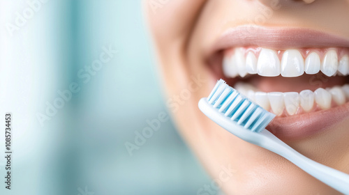 A dentist demonstrating proper brushing technique to a patient during a consultation, emphasizing the importance of preventive oral care.dentist consultation, brushing technique, p