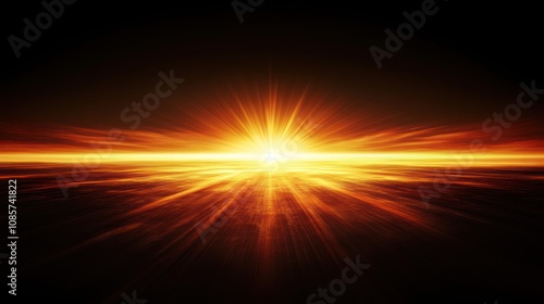 Sunrise Over Horizon