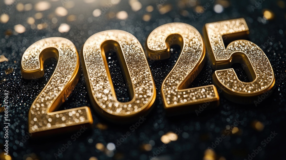 Stylish New Year background featuring illuminated Stylish New Year background featuring illuminated