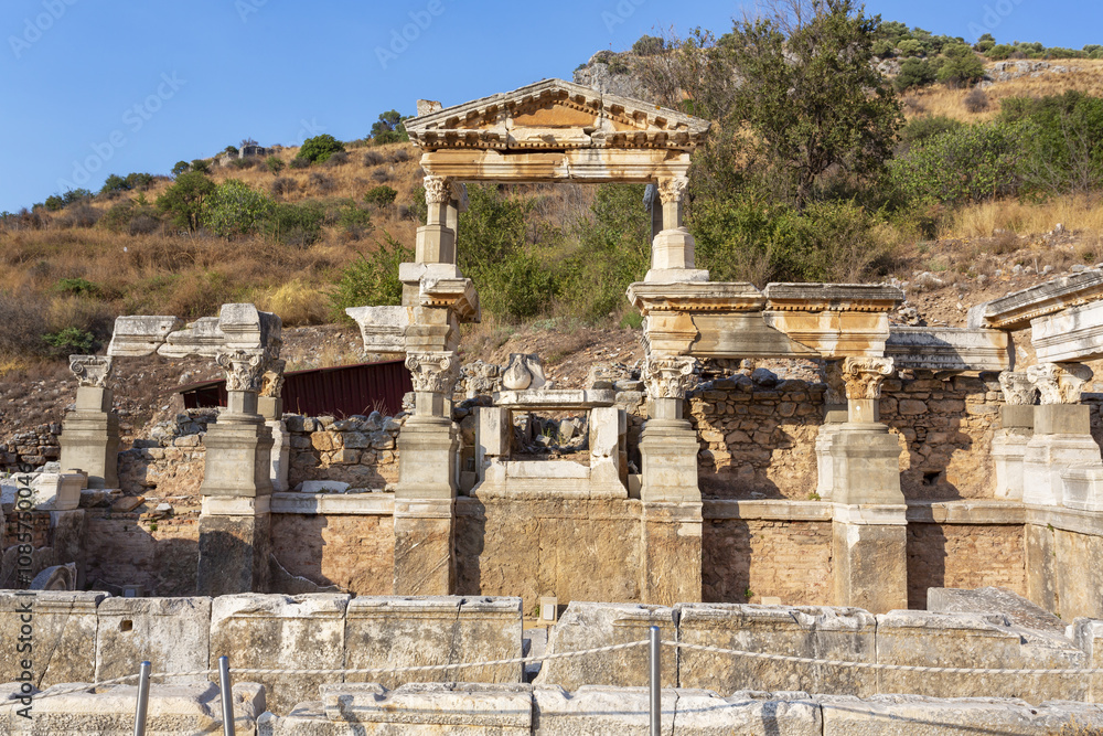 Beautiful view of Ephesus, a very important archaeological site in Turkey Beautiful view of Ephesus, a very important archaeological site in Turkey