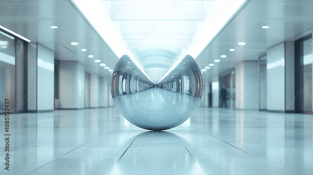 glowing glass globe with swirling patterns resembling quantum behavior, set against a blurred laboratory background, symbolizing science, innovation, and the mysteries of quantum mechanics glowing glass globe with swirling patterns resembling quantum behavior, set against a blurred laboratory background, symbolizing science, innovation, and the mysteries of quantum mechanics