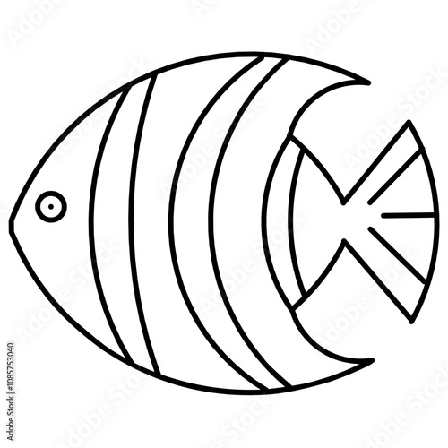 Vector of Angelfish