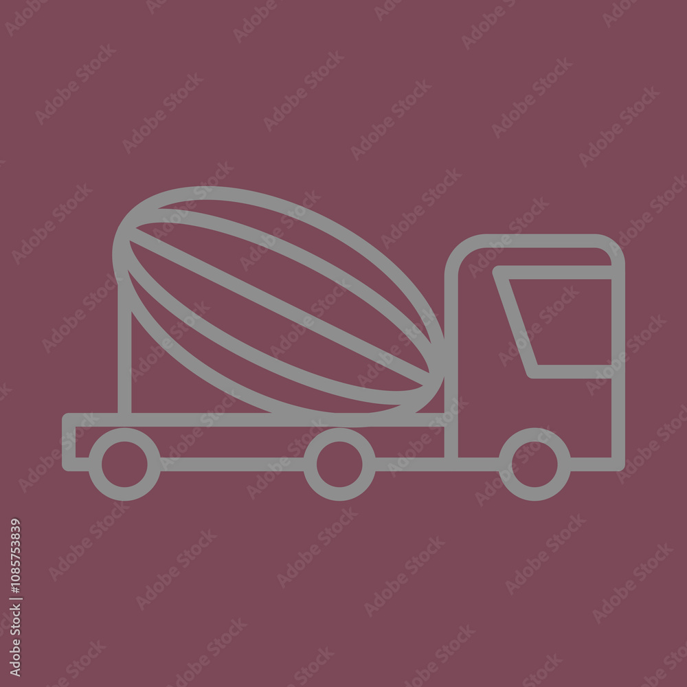 Concrete Mixer Icon Design Concrete Mixer Icon Design