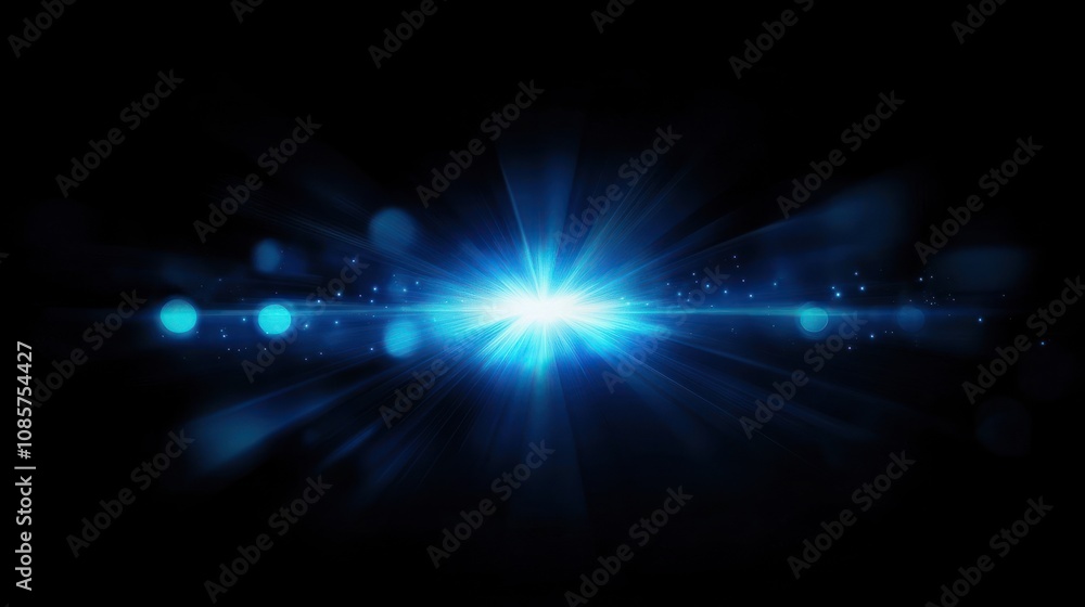 Celestial Burst: A dazzling display of blue light radiating outwards, evoking a sense of wonder and cosmic energy. Celestial Burst: A dazzling display of blue light radiating outwards, evoking a sense of wonder and cosmic energy.