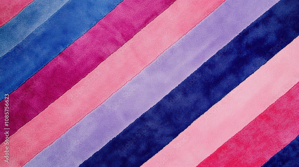 Colorful Stripes Pattern with Various Shades of Blue, Pink, and Purple in Watercolor Style for Creative Backgrounds and Designs Colorful Stripes Pattern with Various Shades of Blue, Pink, and Purple in Watercolor Style for Creative Backgrounds and Designs