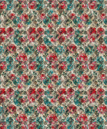 Seamless Pattern Illustrations for Designing in Unique and vibrant digital textile designs, crafted to bring elegance and sophistication to any fabric. Perfect for fashion, home decor
