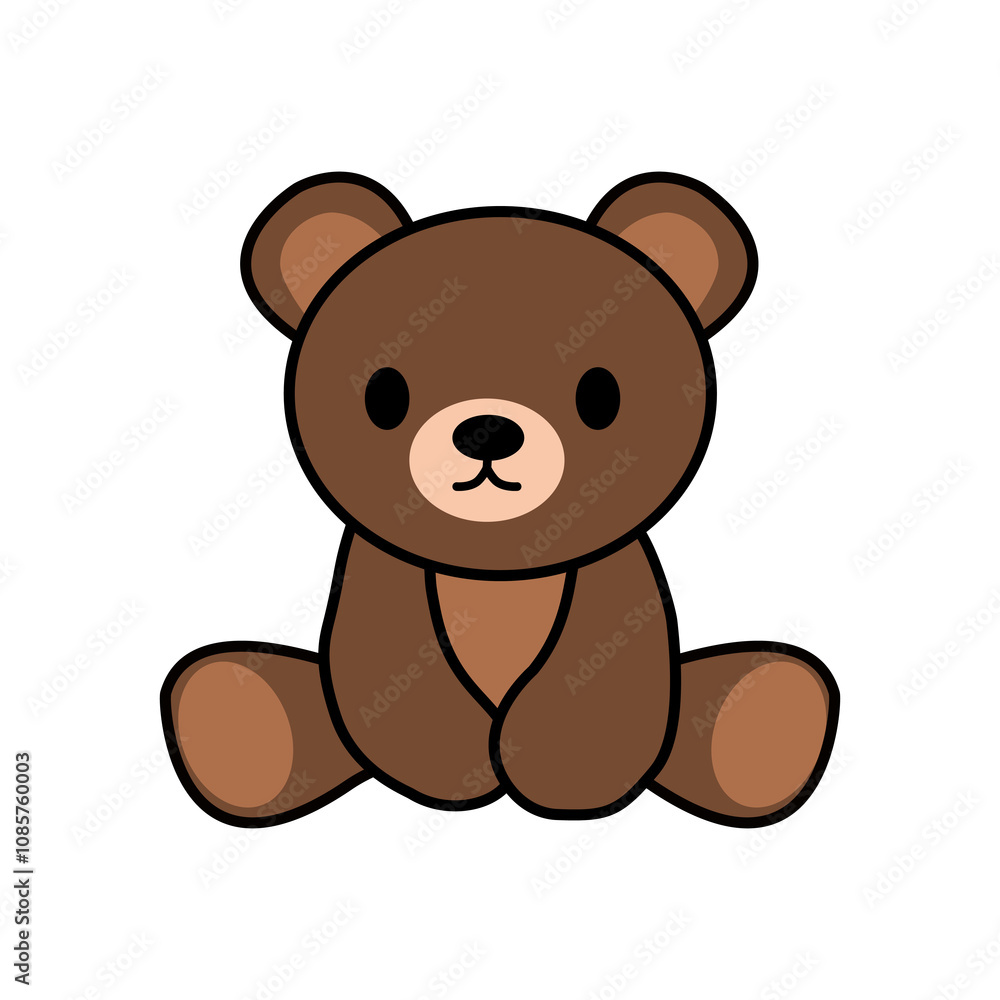 Fototapeta premium Cute Teddy Bear. illustrator vector