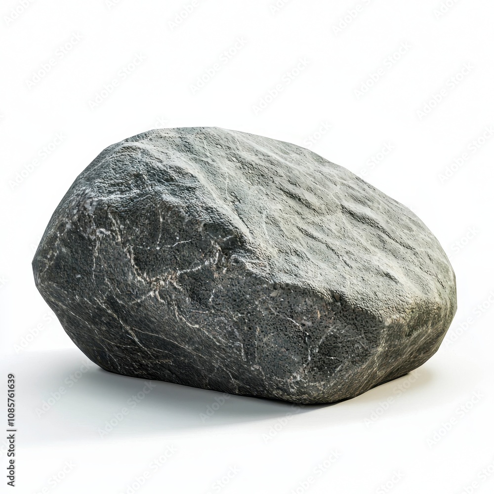 Natural Stone Rock on White Background Highlighting Textures and Features, Ideal for Backgrounds, Designs, or Natural Illustrations in Creative Projects Natural Stone Rock on White Background Highlighting Textures and Features, Ideal for Backgrounds, Designs, or Natural Illustrations in Creative Projects