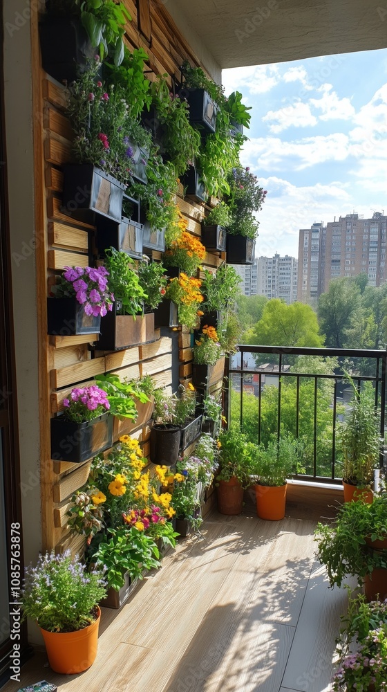 Small Space Gardening with Vertical Planters , Urban Balcony Garden Oasis ,Cozy Balcony Filled with Lush Greenery ,Balcony garden Small Space Gardening with Vertical Planters , Urban Balcony Garden Oasis ,Cozy Balcony Filled with Lush Greenery ,Balcony garden