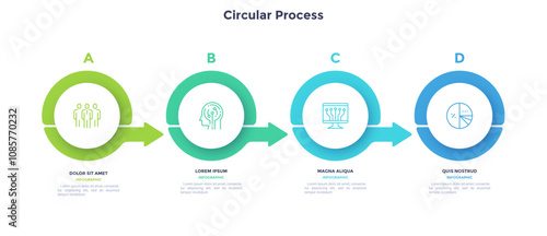 Modern Infographic Vector Template