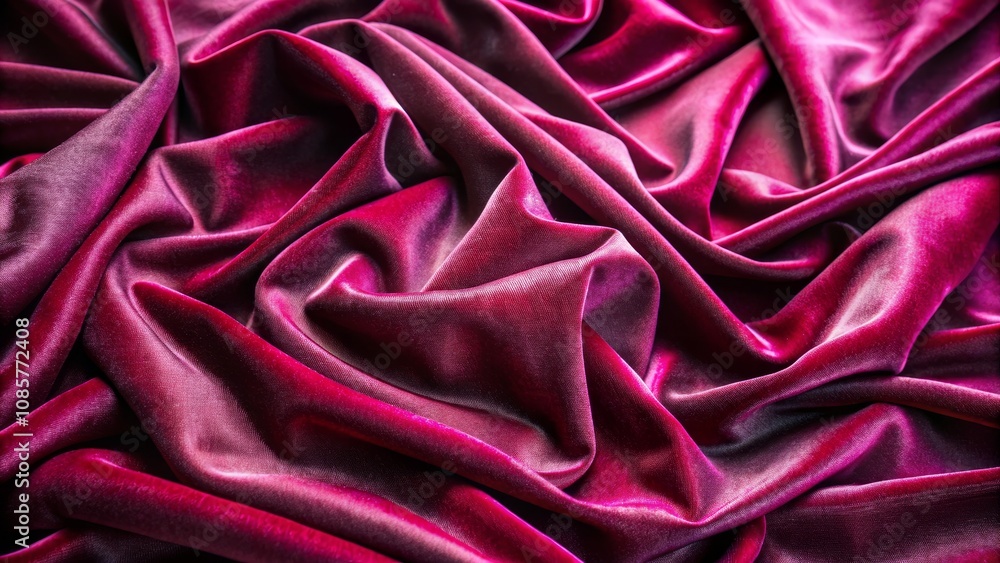Crimson Velvet Drapes Close-up Texture of Soft, Rich Fabric, Fabric Texture, Velvet, Drapery Crimson Velvet Drapes Close-up Texture of Soft, Rich Fabric, Fabric Texture, Velvet, Drapery