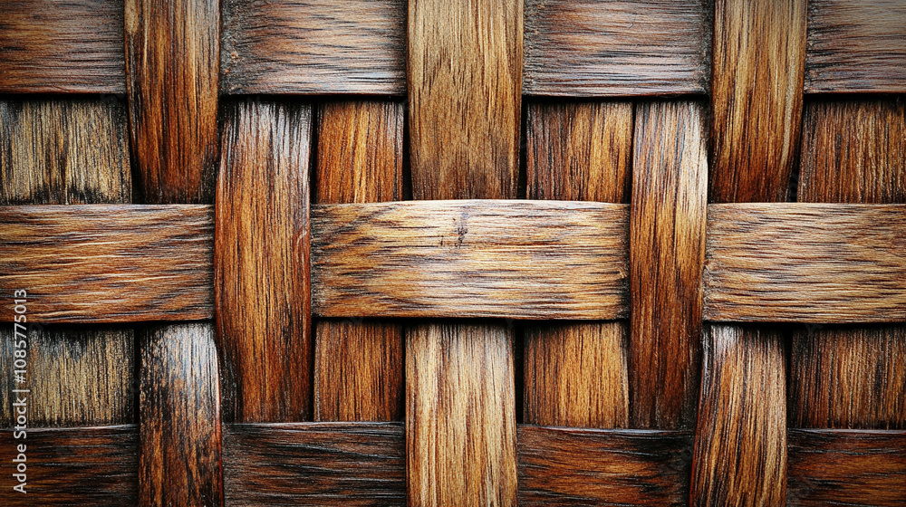 woven wood wall showcasing intricate patterns symbolizing order in chaos. The interlocking designs highlight balance, craftsmanship, and the interplay between nature and human ingenuity woven wood wall showcasing intricate patterns symbolizing order in chaos. The interlocking designs highlight balance, craftsmanship, and the interplay between nature and human ingenuity