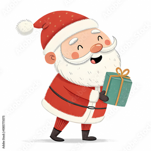 santa claus with gifts