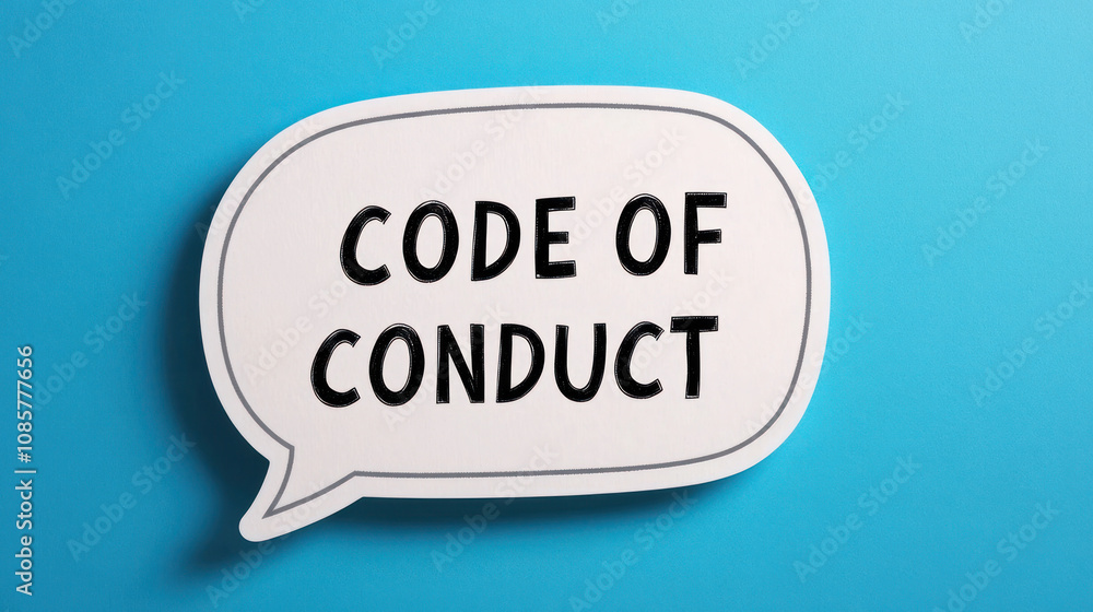 Sticker of a speech bubble with the text Sticker of a speech bubble with the text