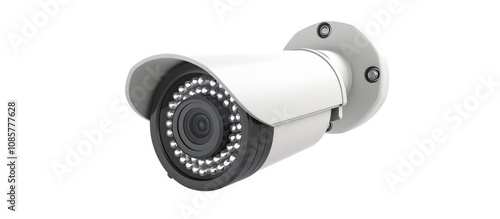 Security Camera Isolated on White Background