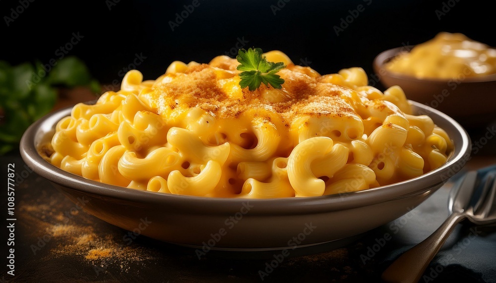 macaroni cheese pasta, AI generated macaroni cheese pasta, AI generated