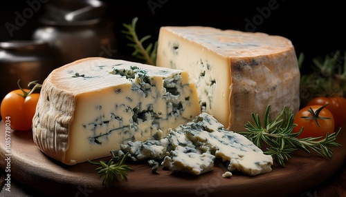 british stilton cheese, AI generated photo