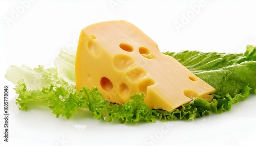 cheese with lettuce, AI generated