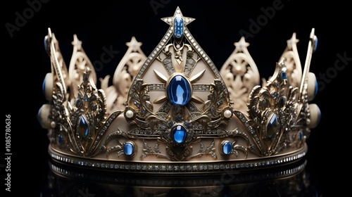 The Royal Coronation Crown  Ancient king or queen crown photo