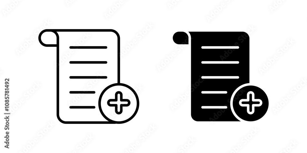 new document icon set .Symbol isolated white background. vector illustration. color editable. new document icon set .Symbol isolated white background. vector illustration. color editable.