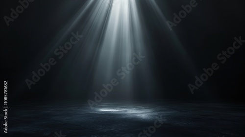 Light and Shadow Effect Black Background