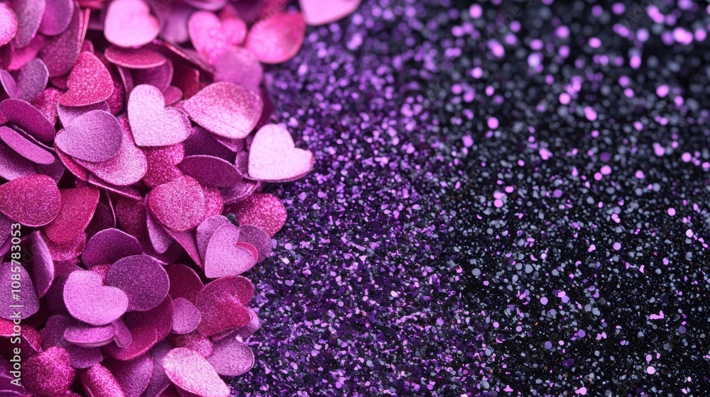 Fototapeta premium Neon Gradients: Vibrant neon pink fading into electric purple with a grainy texture, creating a stylish and attention grabbing design element.