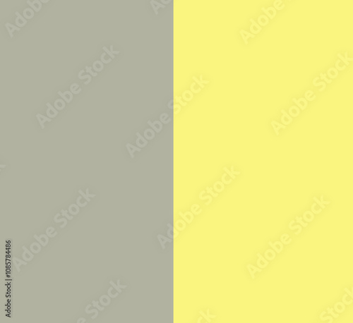 Illustration d'un carré bicolore gris et jaune graphique