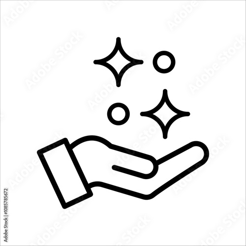 Arms antibacterial icon.Symbol isolated white background. vector illustration. color editable.