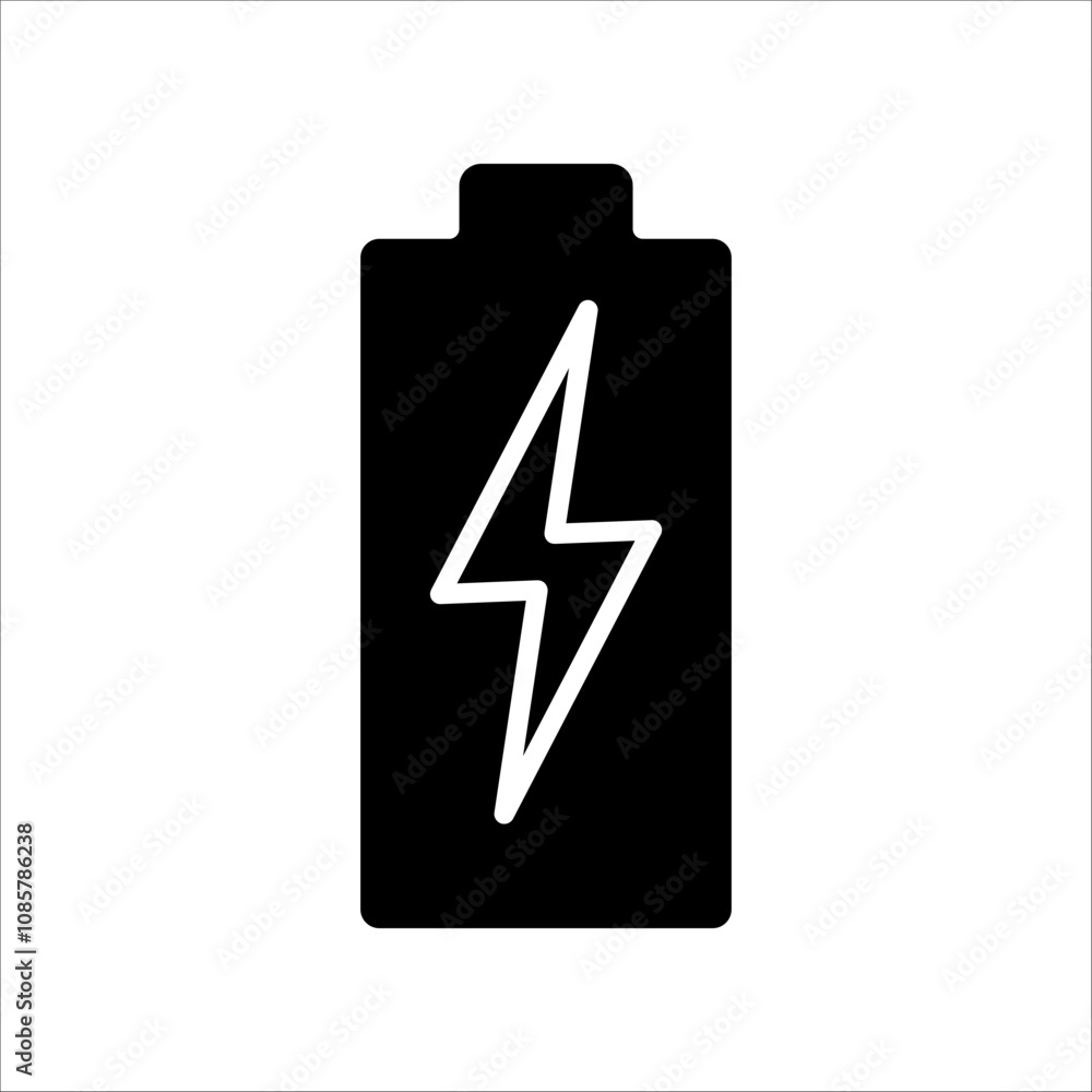 Battery icon.Symbol isolated white background. vector illustration. color editable. Battery icon.Symbol isolated white background. vector illustration. color editable.
