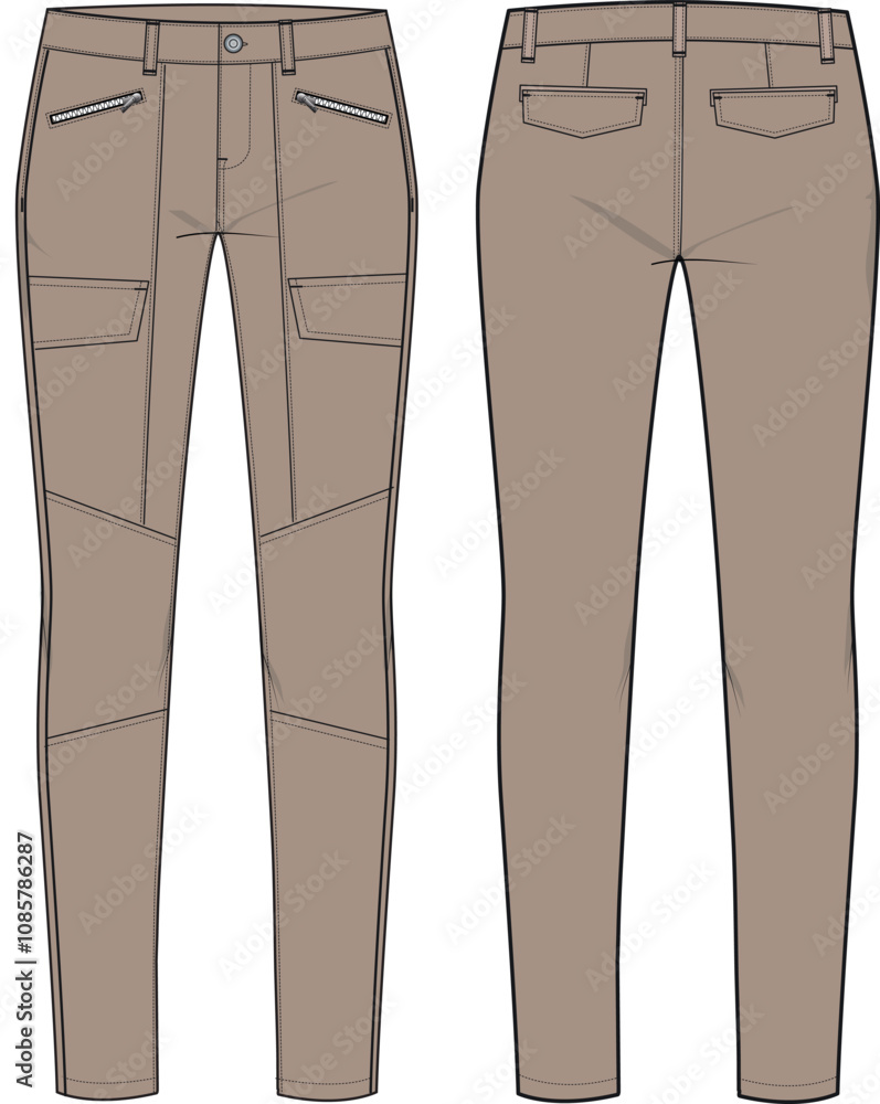 Skinny Cargo Trousers Skinny Cargo Trousers