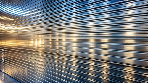 Metallic Slats Reflecting Light, Abstract, Texture, Design, Pattern, Metal, Architecture