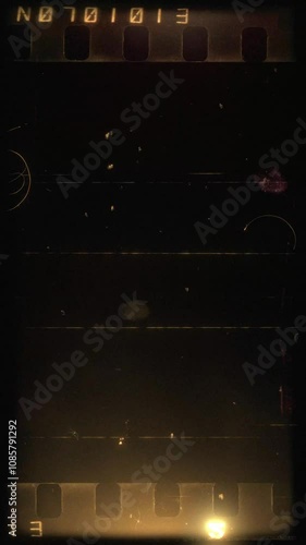 A looping old film effect overlay.