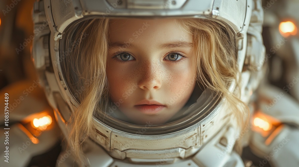 Robot and human child reading book together Robot and human child reading book together