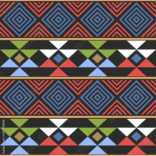 Obraz na płótnie Peruvian ethnic seamless pattern. Graphic from Peru. Tribal design from South America. Ornament, textile, decor elements. Inca illustration.
w salonie