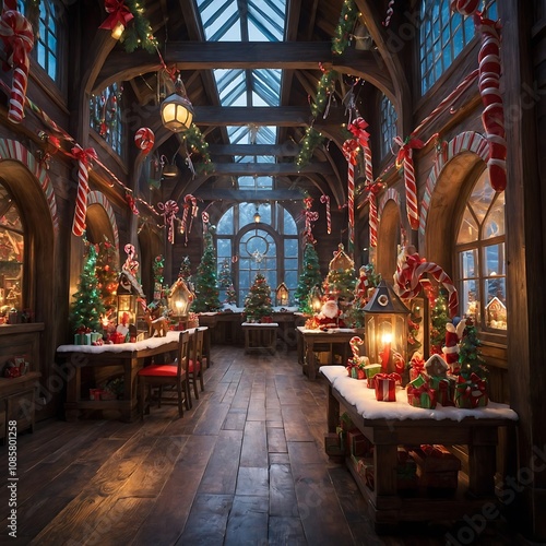 Inside Santa’s whimsical workshop