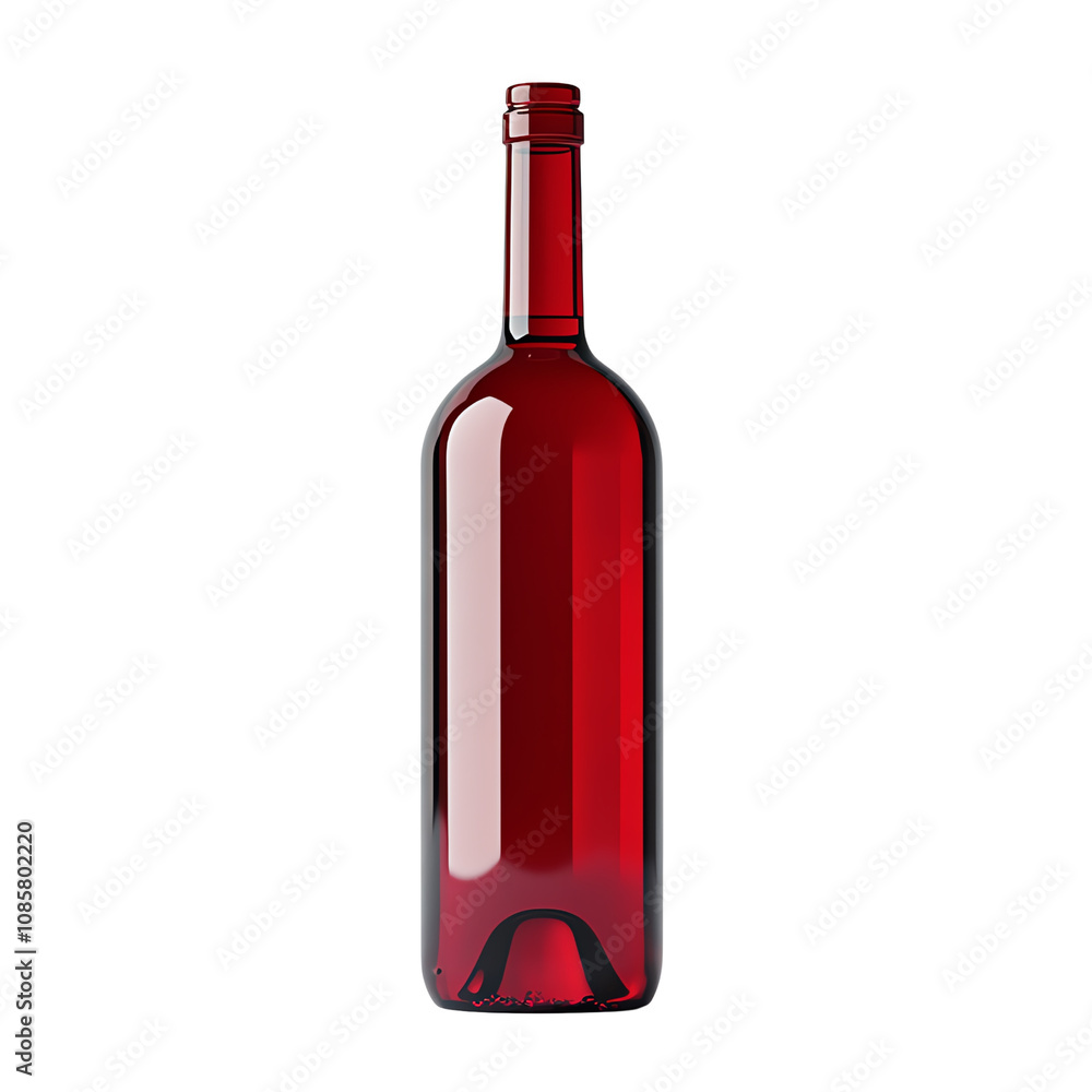 A vibrant red wine bottle, perfect for showcasing elegance and luxury, ideal for restaurant menus or wine advertisements. A vibrant red wine bottle, perfect for showcasing elegance and luxury, ideal for restaurant menus or wine advertisements.