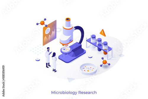 Isometric Conceptual Business Illustrations. Vector