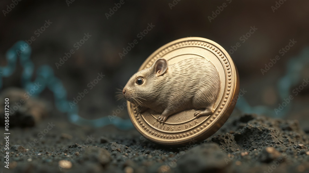 Fototapeta premium Hamster Coin5