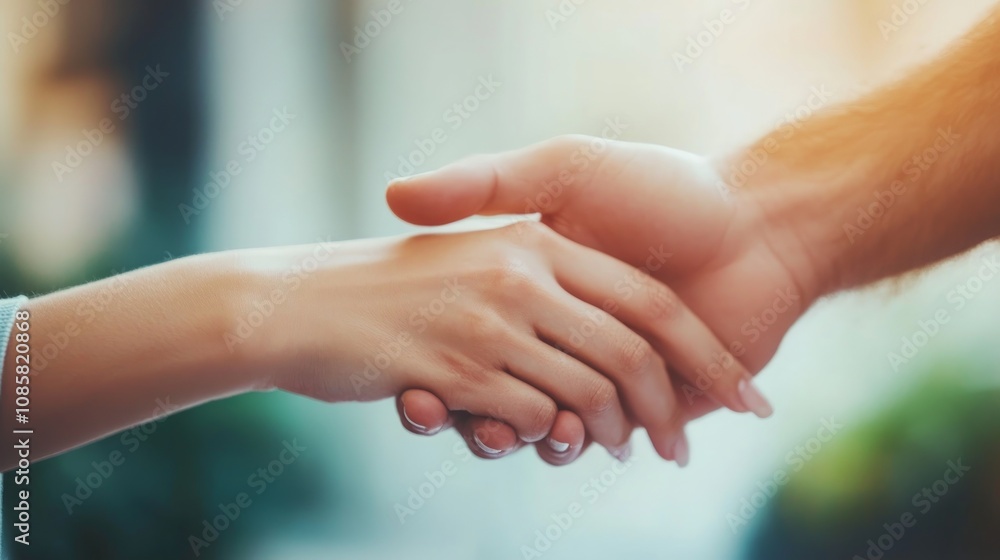 Close-up of two hands clasped together, symbolizing trust, support, and partnership. Close-up of two hands clasped together, symbolizing trust, support, and partnership.