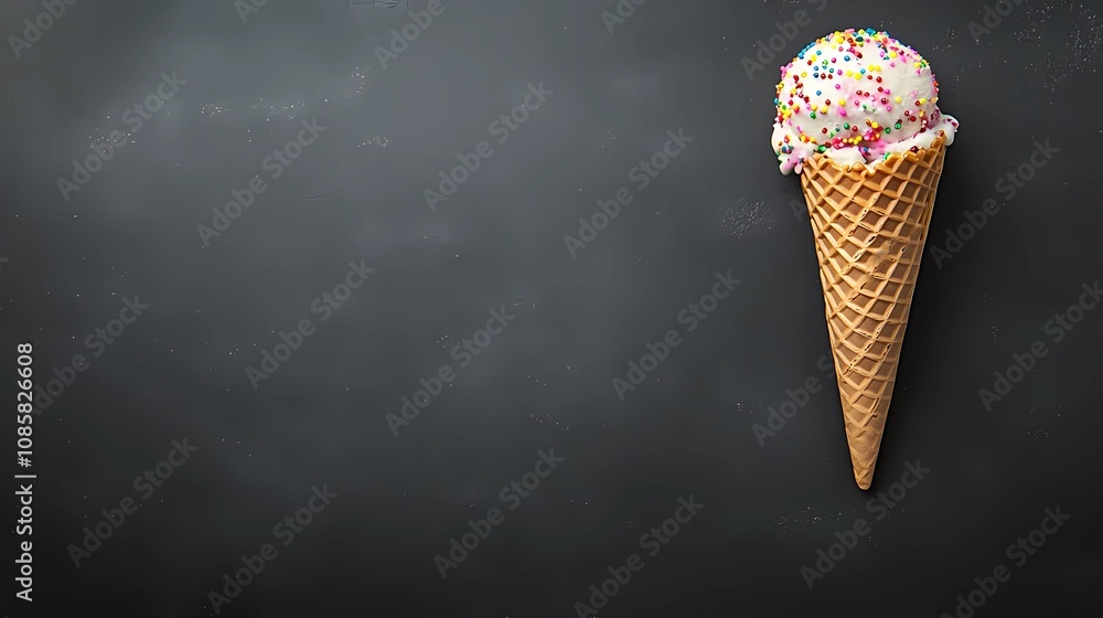 Realistic ice cream illustrations on a soft pastel background, featuring drips, sprinkles, and cones in a sweet, enticing layout for culinary branding Realistic ice cream illustrations on a soft pastel background, featuring drips, sprinkles, and cones in a sweet, enticing layout for culinary branding